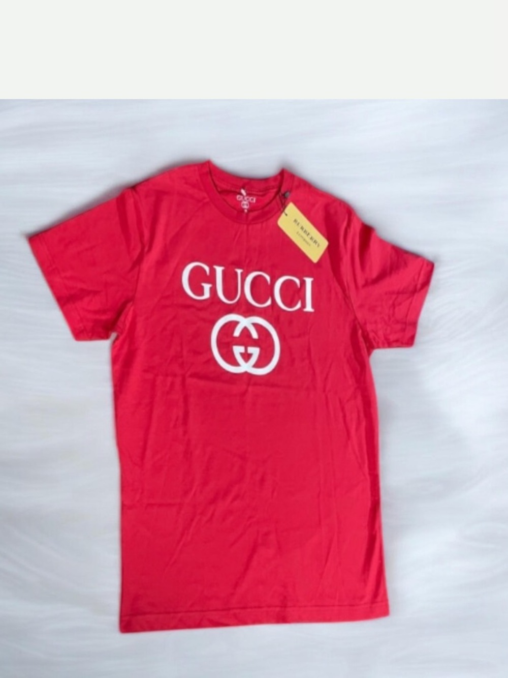 GUCCI 💯%Look Like 💯%Cotton Crew Neck Unisex T-Shirt Size S